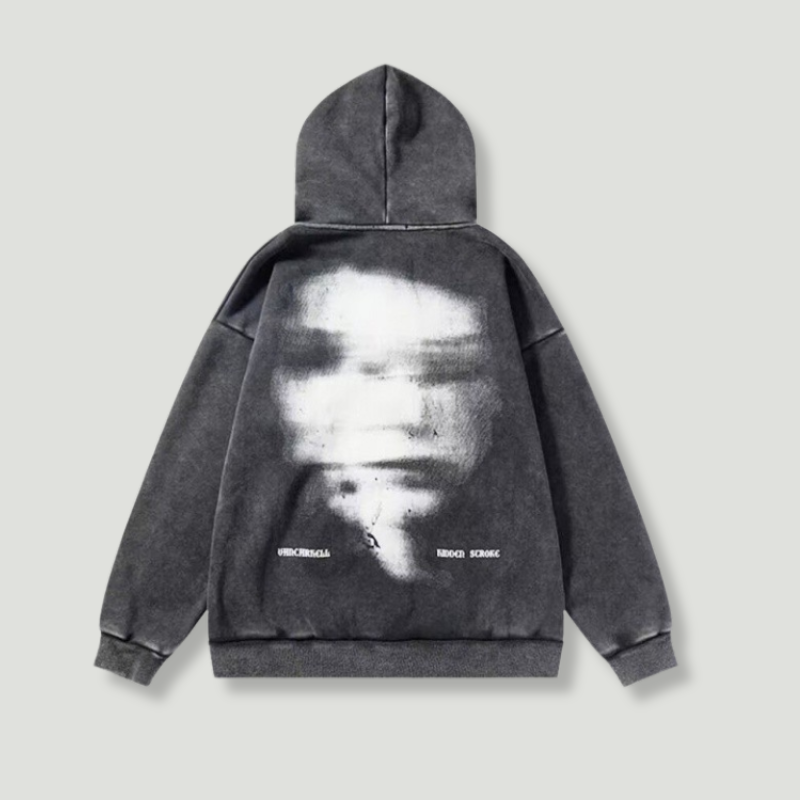 Concrete Echo Zip Hoodie